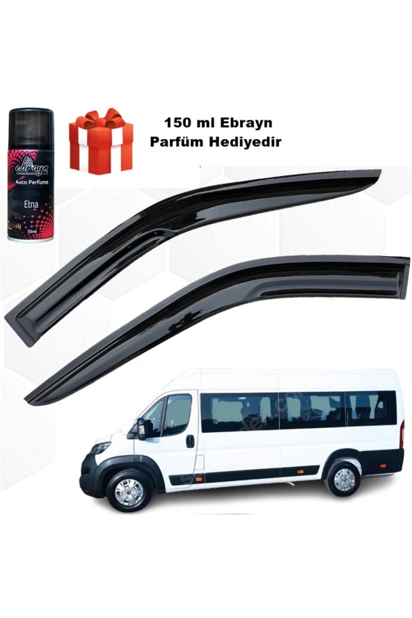 Caraks Peugeot Boxer Mügen Cam Rüzgarlığı 2000 - 2023 Arası 2 Li Takım Koku Hediyeli - 1