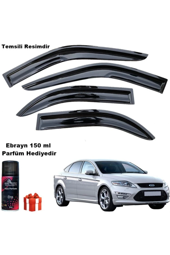Caraks Mondeo Mk4 Mügen Cam Rüzgarlığı 2008-2014 Arası 4 Lü Takım Koku Hediyeli