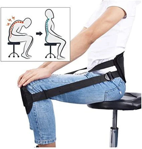 Taşınabilir Duruş Düzeltici Bel Desteği - 4