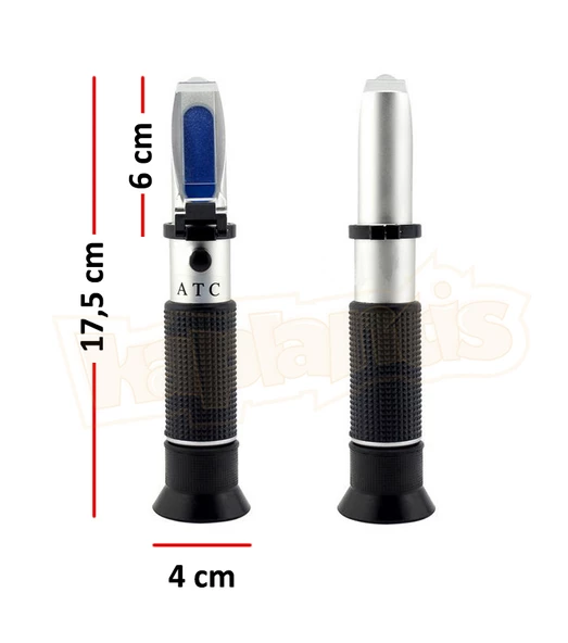 ATC 0-20 Şeker Yoğunluk Ölçer Brix Refraktometre - Resim 2