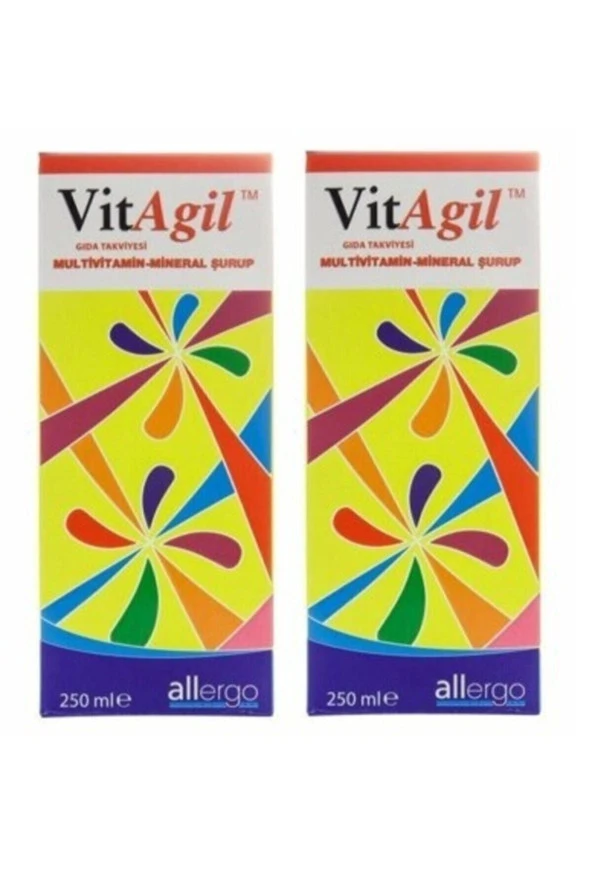 Vitagil Multivitamin-mineral Şurup 250ml 2 Adet