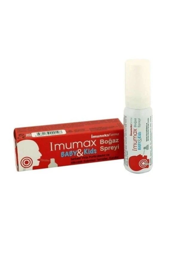 Imumax 3 Yaş Ve Üstü Boğaz Spreyi - 20 Ml