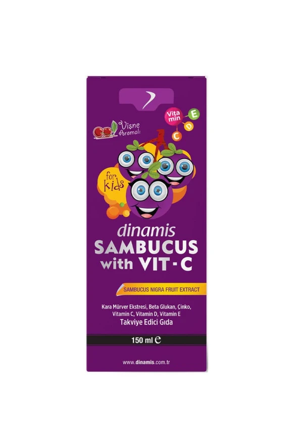 Dinamis Sambucus with Vit-C İçeren Takviye Edici Gıda 150 ml