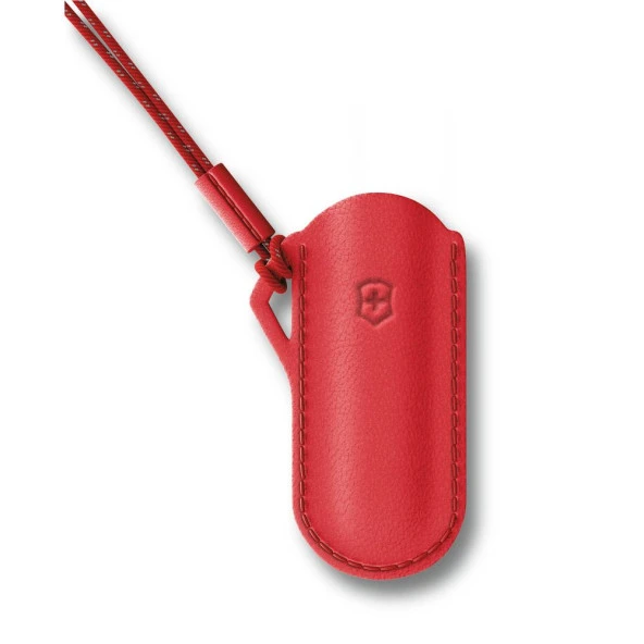 Victorinox Deri Çakı Kılıfı 4.0670 Boyun Askılı Kırmızı