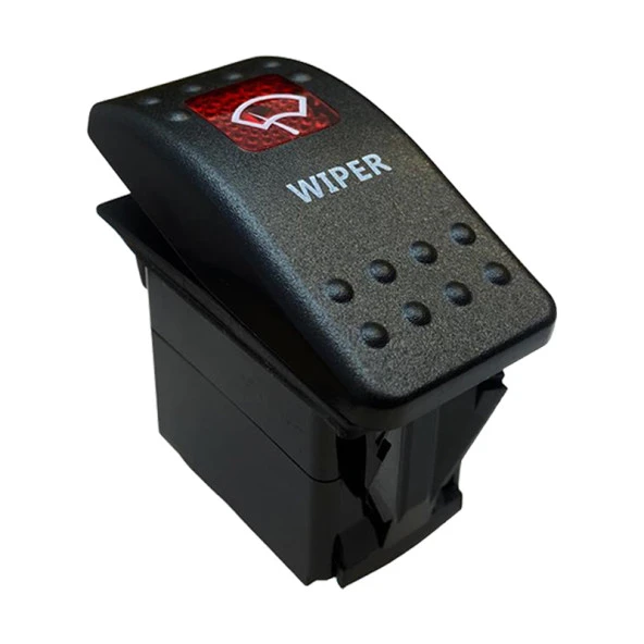 SİLECEK IŞIKLI 3P ON-OFF 12-24V MARIN SWITCH (IC-134M-S12) - 2