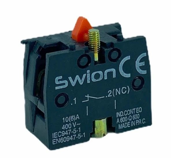 22 MM KONTAK BLOK NO KIRMIZI (LAY5-BE102) - 2