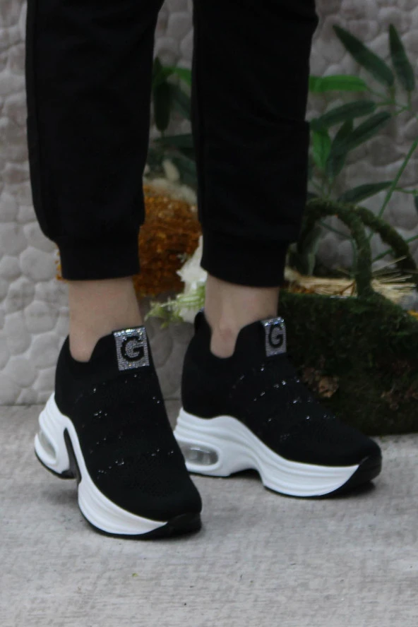 Fort Guja 24Y300-4 Anatomik Orijinal Ürün Gizli Dolgu Topuk Sneaker Kadın Ayakkabı - Resim 2