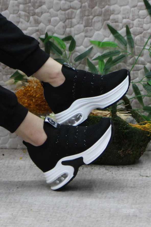 Fort Guja 24Y300-4 Anatomik Orijinal Ürün Gizli Dolgu Topuk Sneaker Kadın Ayakkabı - Resim 5