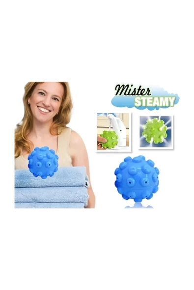 Mister Steamy Buharlı Çamaşır Kurutma ve Ütü Topları (2'li)