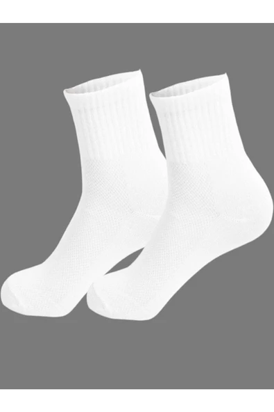 Düz Siyah Renk Unisex Soket Çorap - 3