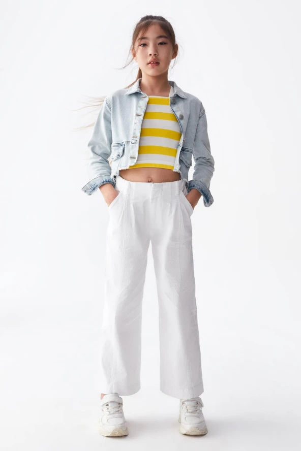 Kız Çocuk Hippi Ceket 36708 - 5