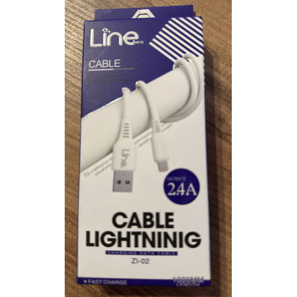 LINE CABLE LIGHTNİNG 2.4A  ZI-02 HIZLI ŞARJ KABLOSU