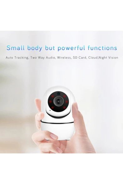 Ev Güvenlik Kamerası, Bebek Izleme, Bebek Monitoring Kamerası, Hareket Algılama , Sesli Görüşme - 7