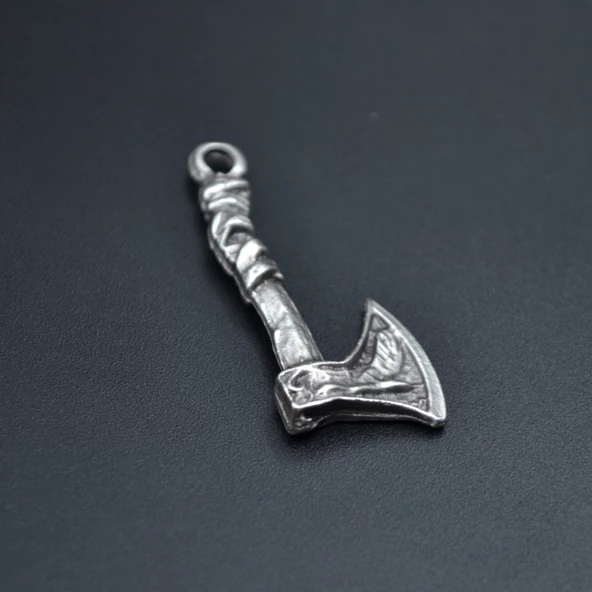 Viking Balta Kolye Ucu - Antik Gümüş Kaplama - Kod:42