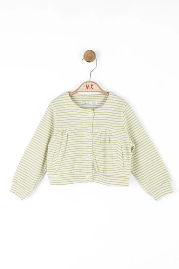 NK KİDS Kız Bebek Cremo Ceket 36609 - 5