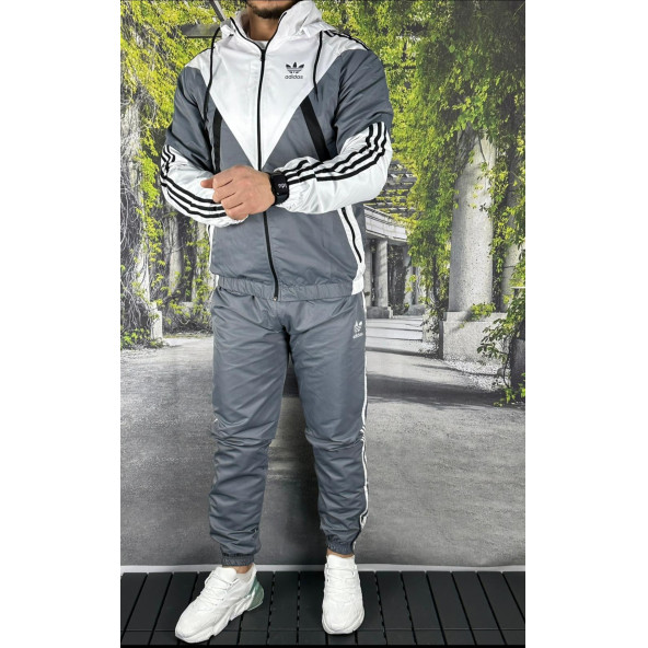 ADİDAS PARAŞÜT KUMAŞ MARATON EŞOFMAN TAKIMI - 4