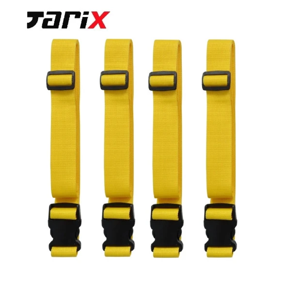tarix 4 adet Sarı Valiz kemeri + 2 adet Kırmızı valiz etiketi - 2