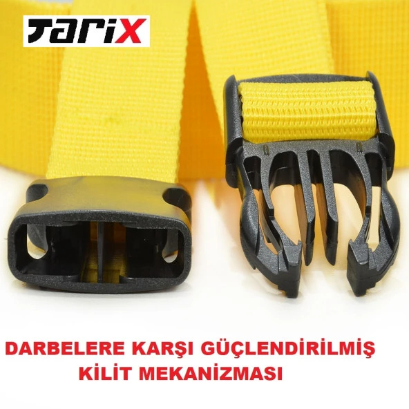 tarix 4 adet Sarı Valiz kemeri + 2 adet Kırmızı valiz etiketi - 4