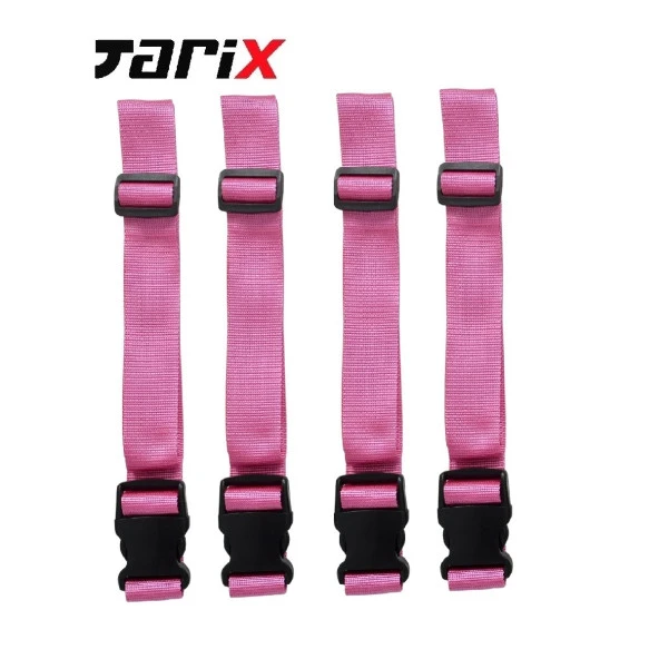 tarix 4 adet Pembe Valiz kemeri + 2 adet Beyaz valiz etiketi - 2