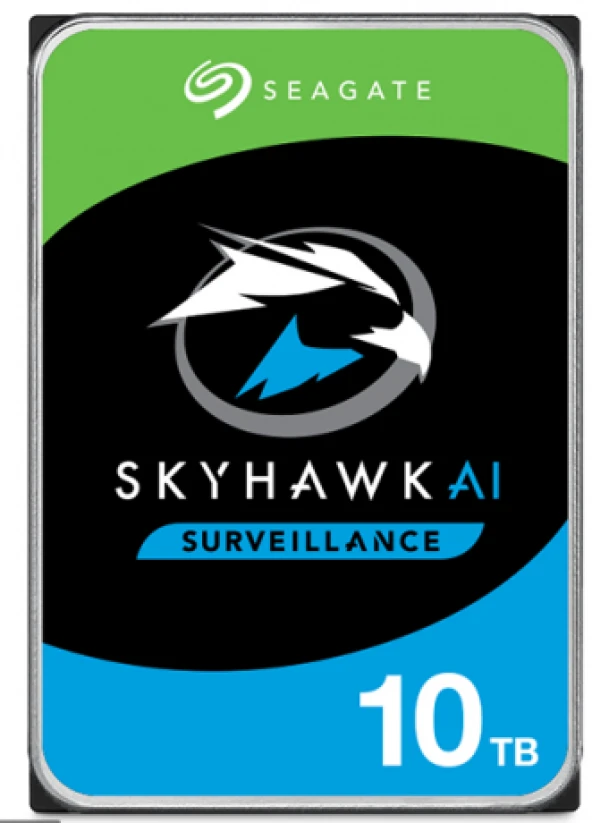 SEAGATE - SKYHAWK 10TB 7200RPM 256MB SATA3 6Gbit/sn ST10000VE0008 7/24 HDD