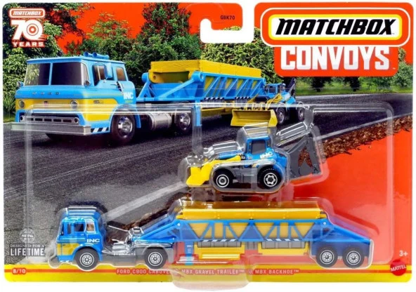 GBK70 Matchbox Konvoy Araçlar Serisi FORD C900 TRAILER GBK70 - HLM87