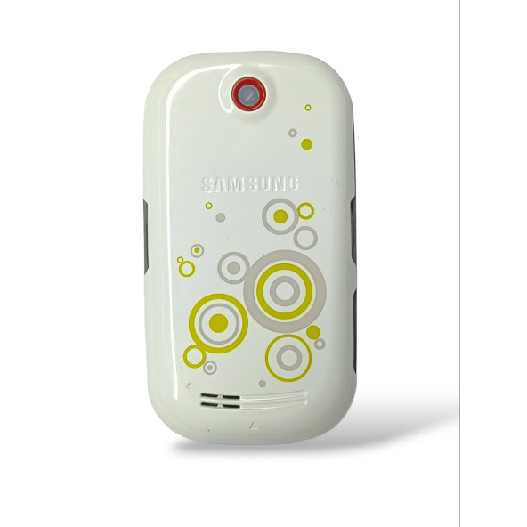 Samsung S3650 Kasa Samsung S3650 Corby Uyumlu Beyaz Siyah Renk Orta Kasa Ön Arka Kapak Tuş Takımı - 2