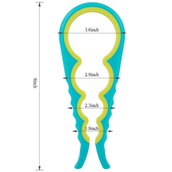 Sunup SN-14653 Silikon 4 Farklı Boy Kapak Kavanoz Açıcı - 4