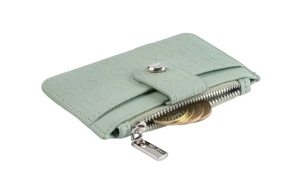 Bagacar Bozuk Para Bölmeli Kullanışlı Küçük Kartlık Cüzdan Mint - 3