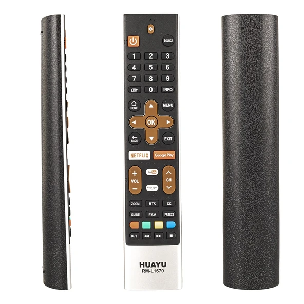 Skyworth RM-L1670 LCD LED TV Kumandası - Netflix Ve Google Play Tuşlu - Resim 3