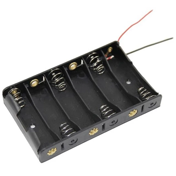 Powermaster Yan Yana 6'Lı AA Pil Yuvası (IC-234B) - Resim 6