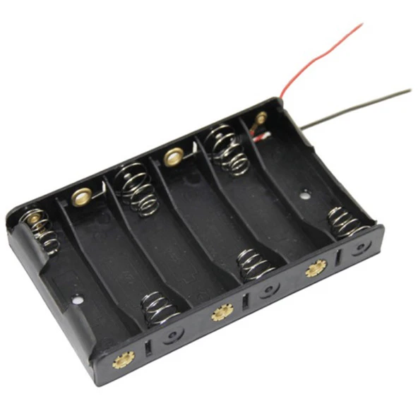 Powermaster Yan Yana 6'Lı AA Pil Yuvası (IC-234B) - Resim 4