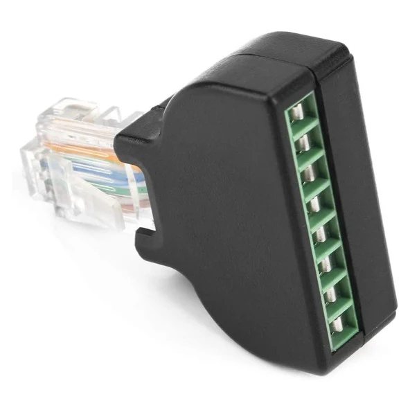 Powermaster RJ45 To Screw Terminal Çevirici - 5