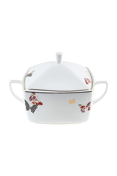 Fine Pearl Unique 62 Parça 12 Kişilik İnci Yemek Takımı Kare - 8