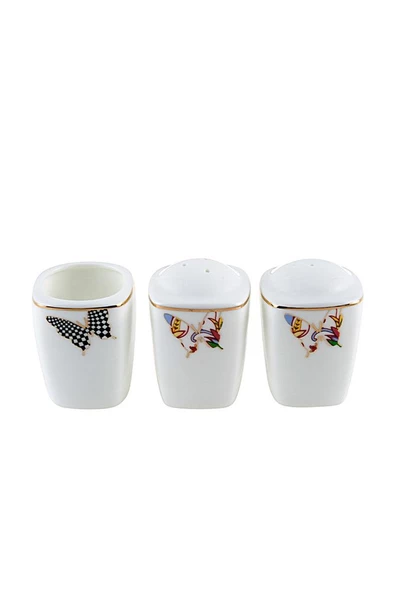 Fine Pearl Unique 62 Parça 12 Kişilik İnci Yemek Takımı Kare - 11