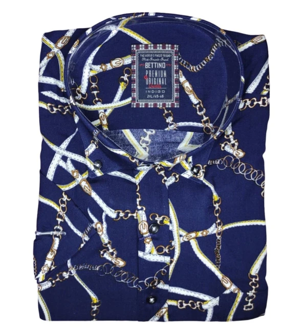 Erkek Büyük Beden 117 Kilo İçin Uygun Kısa Kol Likralı Gömlek