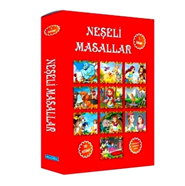 Parıltı - Neşeli Masallar 10 Kitap 1.sınıf