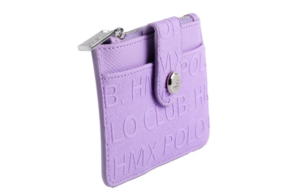 Bagacar Bozuk Para Bölmeli Kullanışlı Küçük Kartlık Cüzdan Lila - 8