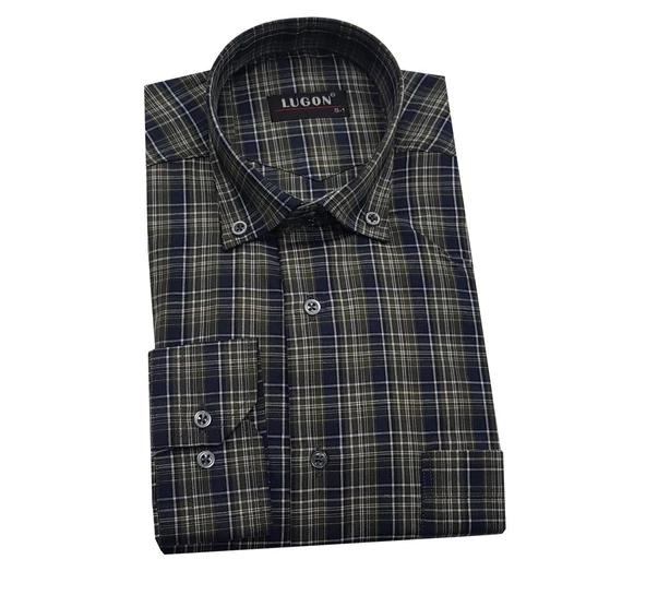 Lugon Klasik Uzun Kol Erkek Gömlek-6501 - 2