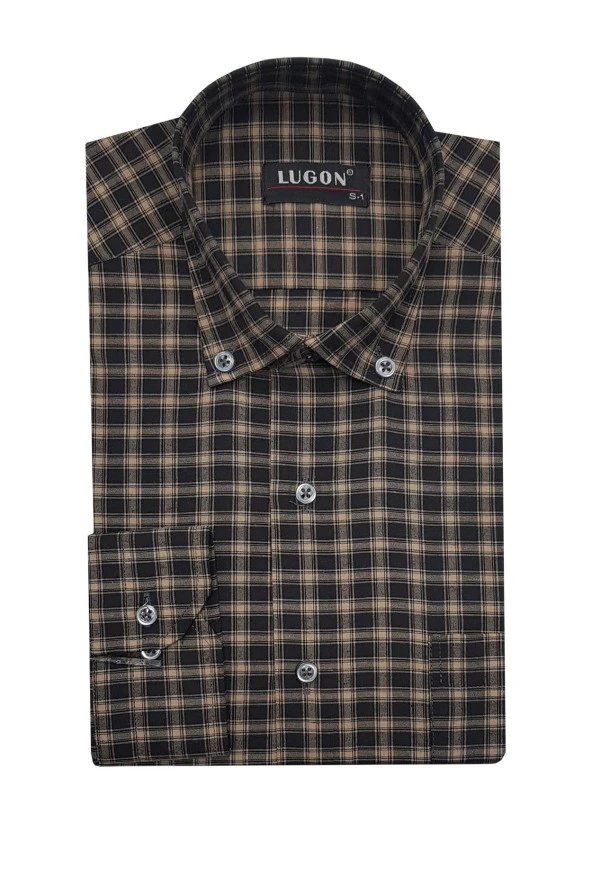 Lugon Klasik Uzun Kol Erkek Gömlek-6507
