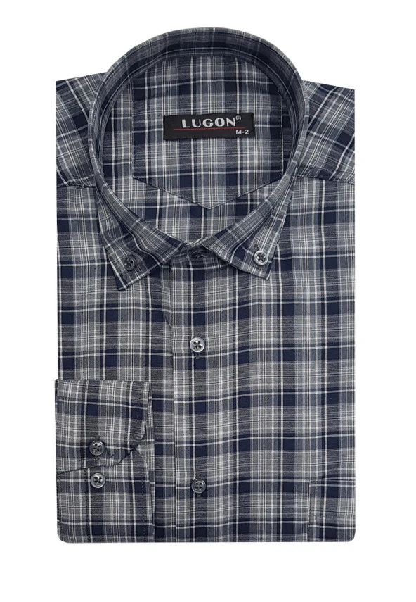 Lugon Klasik Uzun Kol Erkek Gömlek-6509