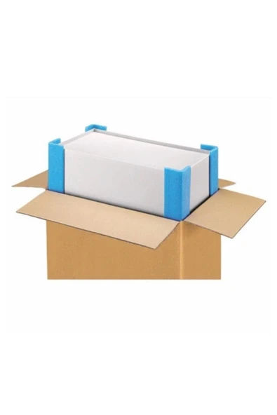 Ygt Ambalaj L7x7 Mavi 100 cm 30 Adet Koruyucu Sünger Profil, Polietilen Köşe Koruyucu Kenar Koruyucu - 2