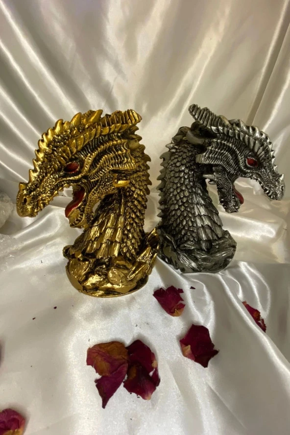 Feng Shui Dragon Ejder Kafası 2Li Ejderha Kafası - Resim 3