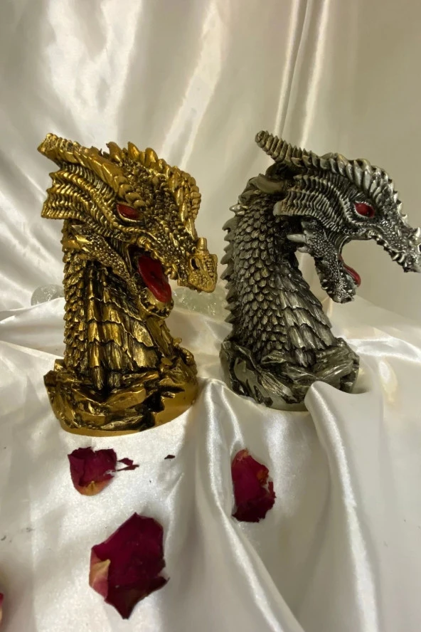 Feng Shui Dragon Ejder Kafası 2Li Ejderha Kafası - Resim 4