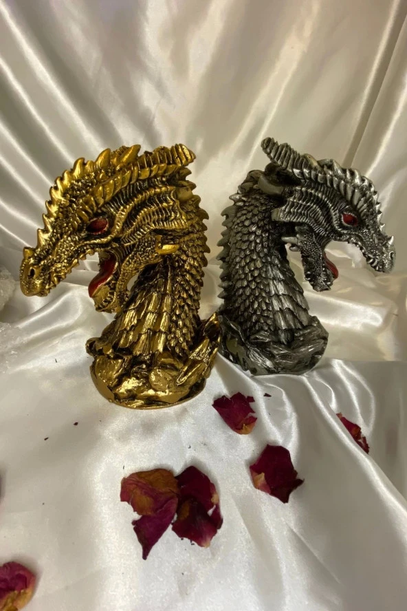 Feng Shui Dragon Ejder Kafası 2Li Ejderha Kafası - Resim 5