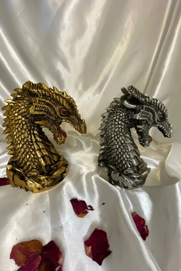 Feng Shui Dragon Ejder Kafası 2Li Ejderha Kafası - Resim 7