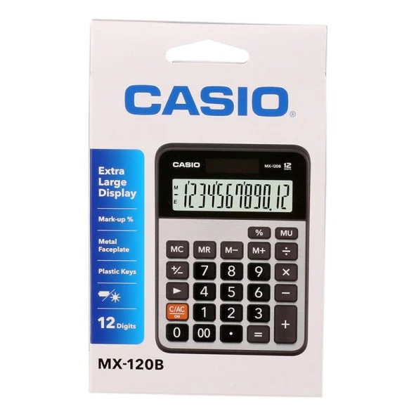 Casio MX-120B Masaüstü Hesap Makinesi 12 Hane - Resim 2