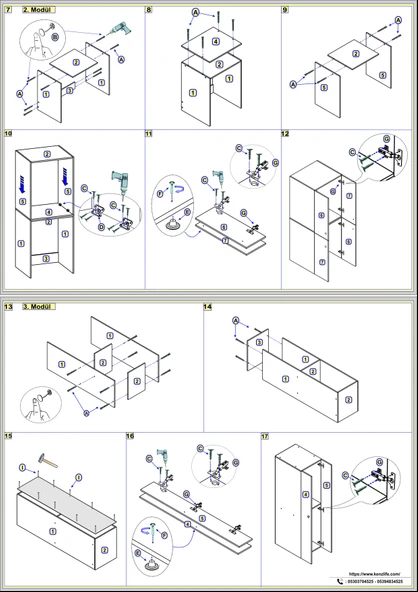 Kenzlife çamaşır-kurutma makinesi dolabı ve giysi dolabı suyuti sol byz 180*170*60  + tekli duvar rafı hediye - Resim 3