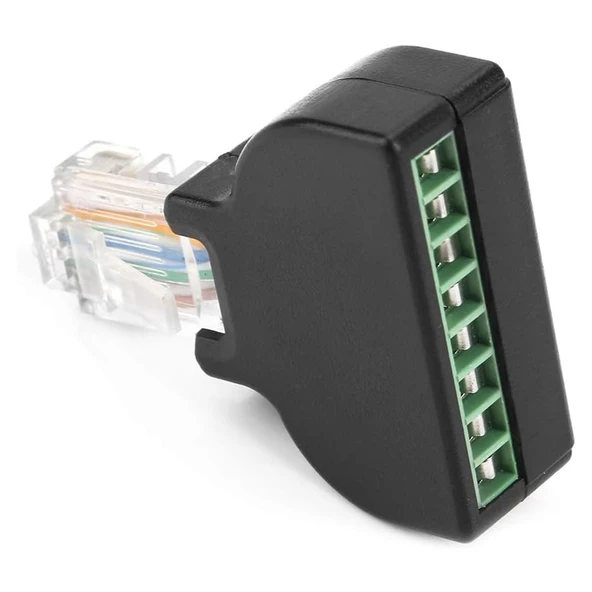 POWERMASTER PM-24267 RJ45 TO 8 PİN SCREW TERMİNAL ÇEVİRİCİ - 4