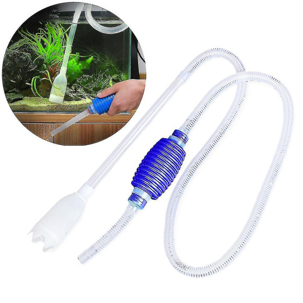 Akvaryum Dip Temizleme Su Pompası Dip Çekme Sifonu 150 cm - 2