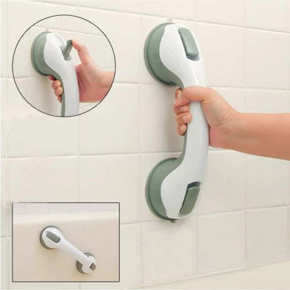 Düşme Ve Kayma Önleyici Banyo Tuvalet Vantuzlu Kilitli Tutacak (44DEX34)
